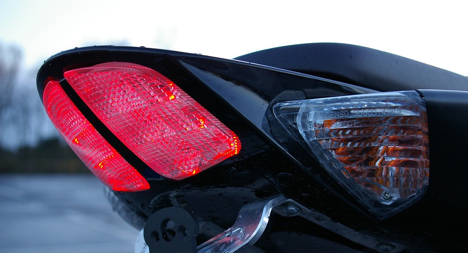 Motorcycle brake light